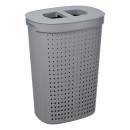 Kosz na bieliznę owalny 61 l SEOUL szary